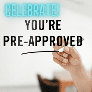 get preapproved before writing an offer or viewing homes