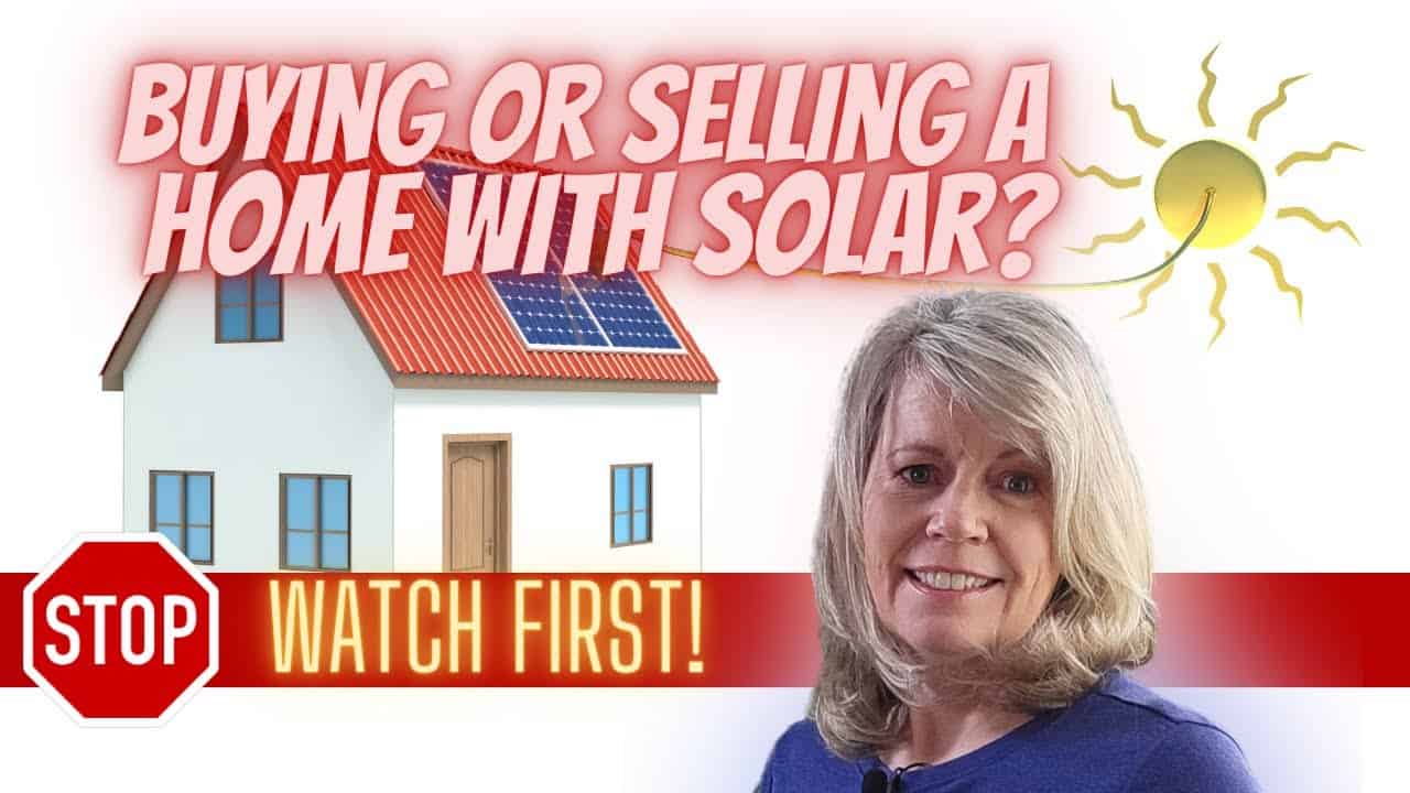Real estate agent tips on buying for buying a house with solar panels